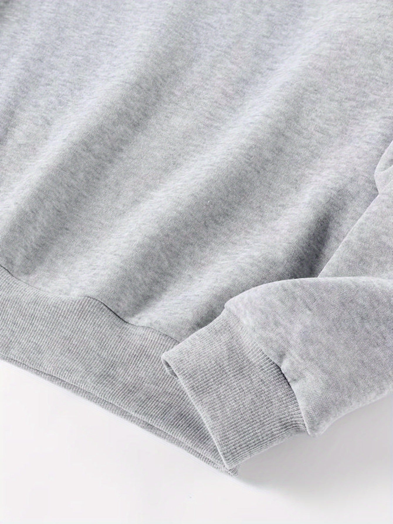Women'S Casual Crew Neck Sweater HOME BODY, Long Sleeve Pullover for Autumn/ Winter, Knit Grey Sweatshirt