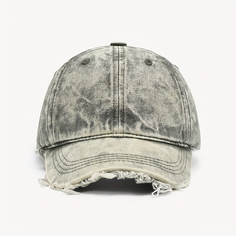 Embroidered Washed Distressed Hip Hop Street Baseball Cap High-end Graffiti Cap - Unisex Adjustable Trucker Hat | Perfect Gift