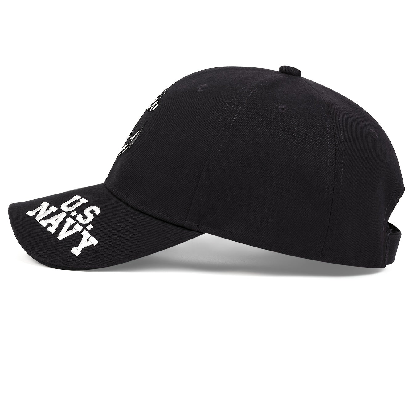 US Navy Embroidery Baseball Cap Unisex Solid Color Casual Dad Hat Lightweight Adjustable Sun Hats For Women & Men