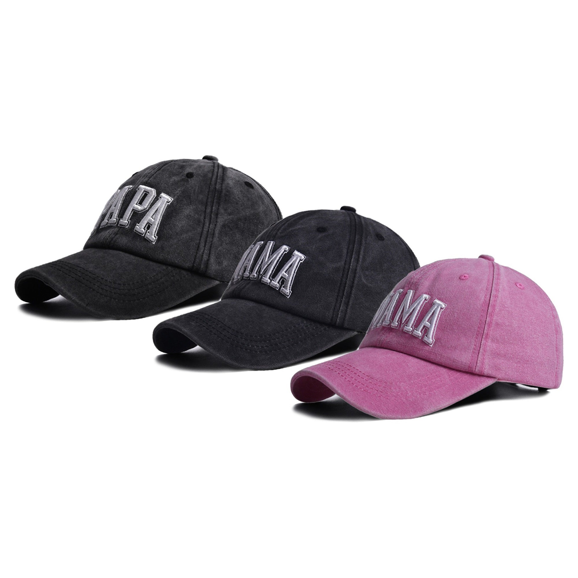 Family Themed Blend Baseball Caps, Breathable Sun Protection Hat with