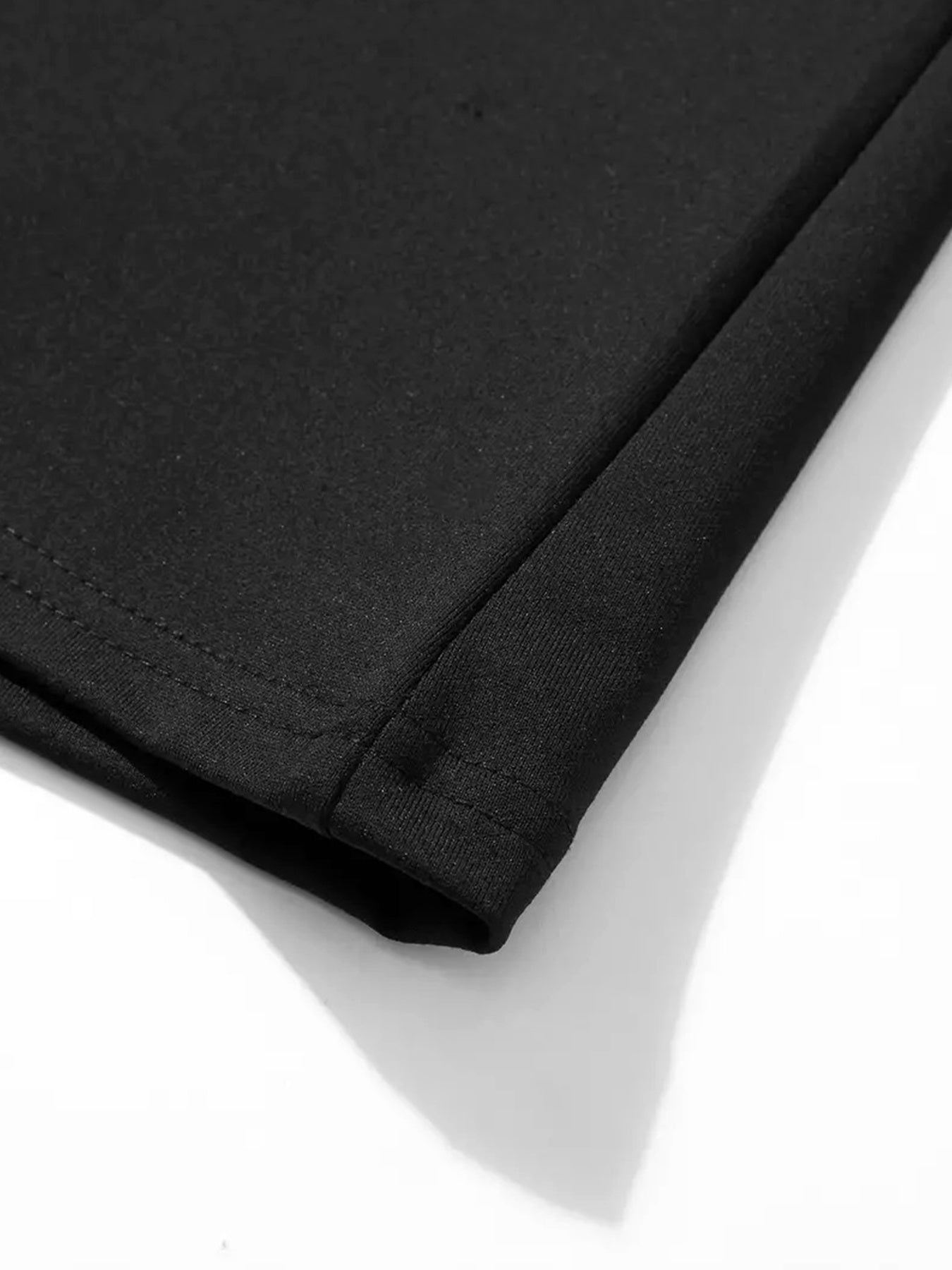 Men's Black Short-Sleeve T-Shirt with