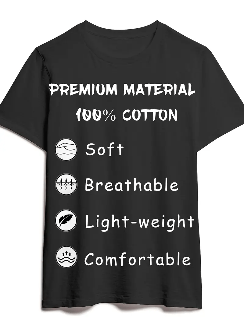 Boy Girl Italian Brainrot Meme T-Shirt, Pure Cotton T-Shirt, Crew Neck, Short Sleeve, Geometric Print, Casual Pj's, Perfect Gift for Boys & Girls