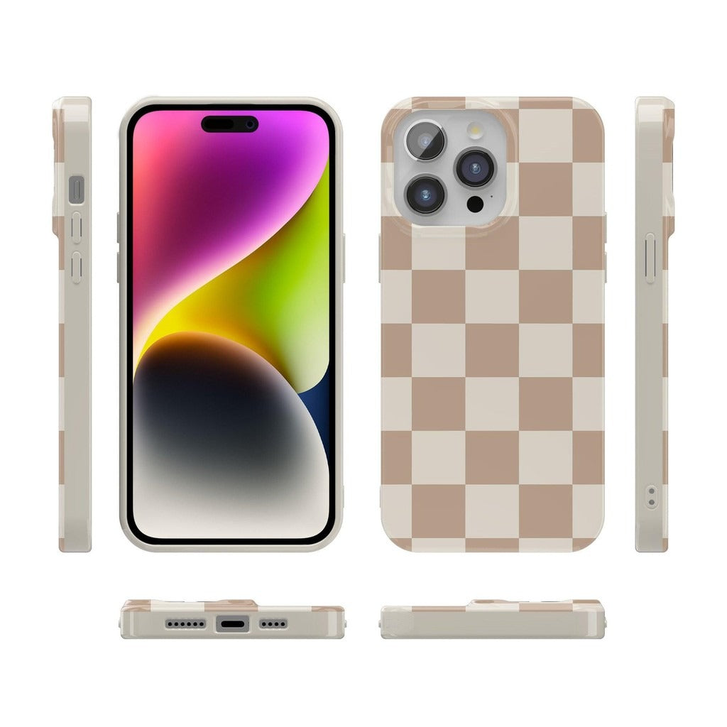 Casely iPhone Case | All Smiles | Smiley Face Sticker | Classic Ultra Slim Design | Compatible with MagSafe