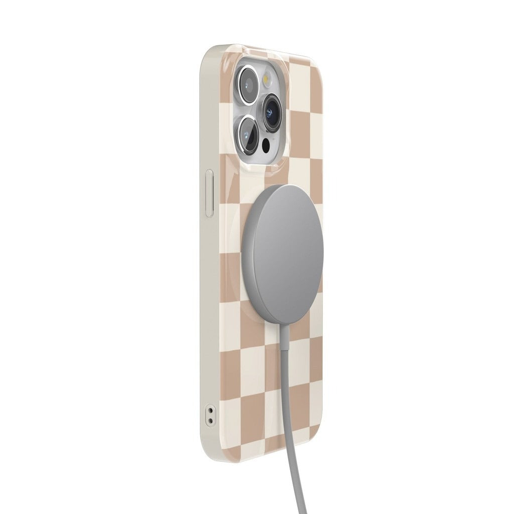 Casely iPhone Case | All Smiles | Smiley Face Sticker | Classic Ultra Slim Design | Compatible with MagSafe