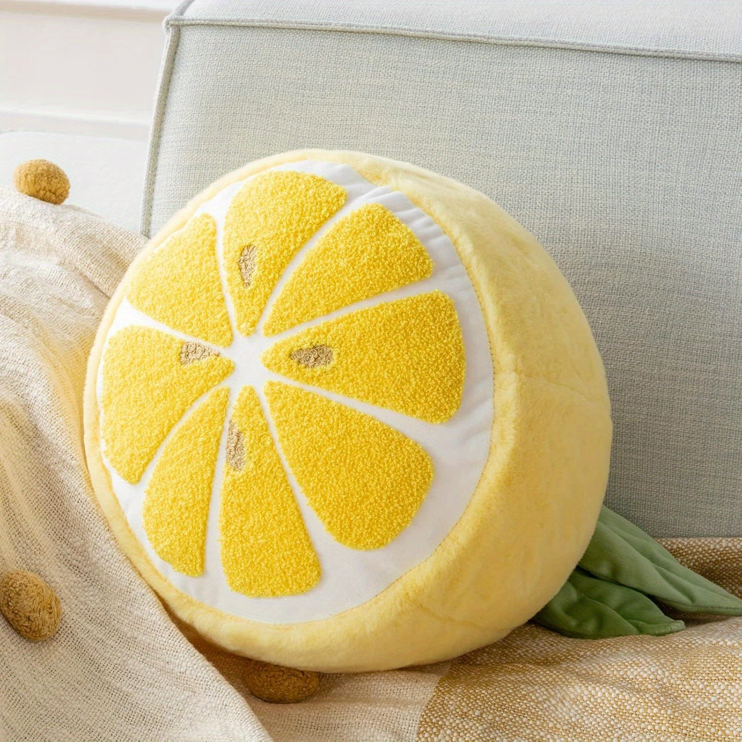 Fun & Playful Fruit-Shaped Throw Pillows | Home Decor for Living Room, Bedroom, Mother's Day Gifts