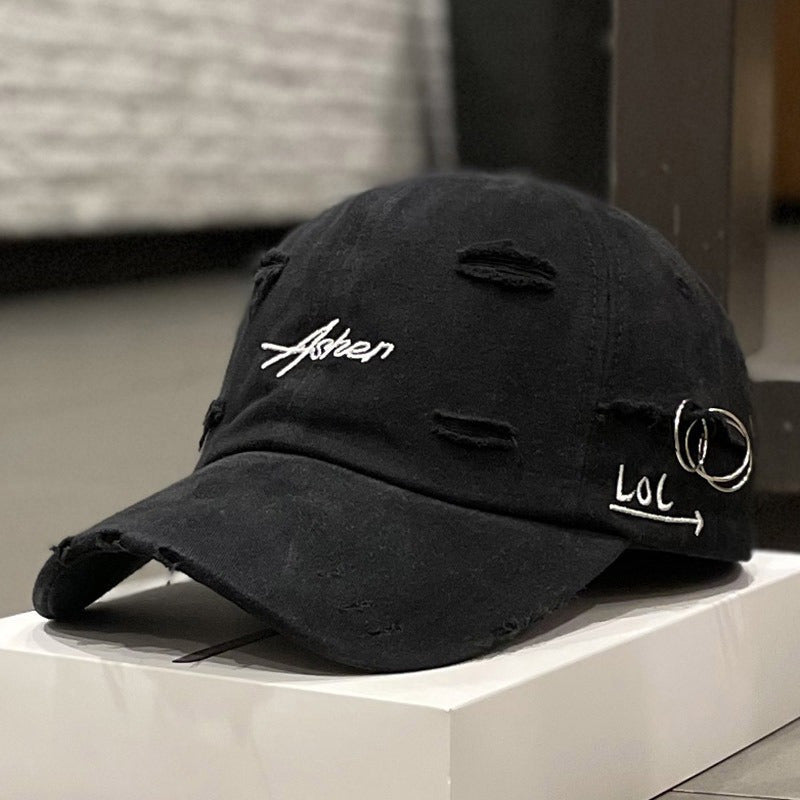 1 pc Retro Baseball Cap - Faded, Worn, Embroidered, Unisex Hip Hop Sun Hat for Men & Women