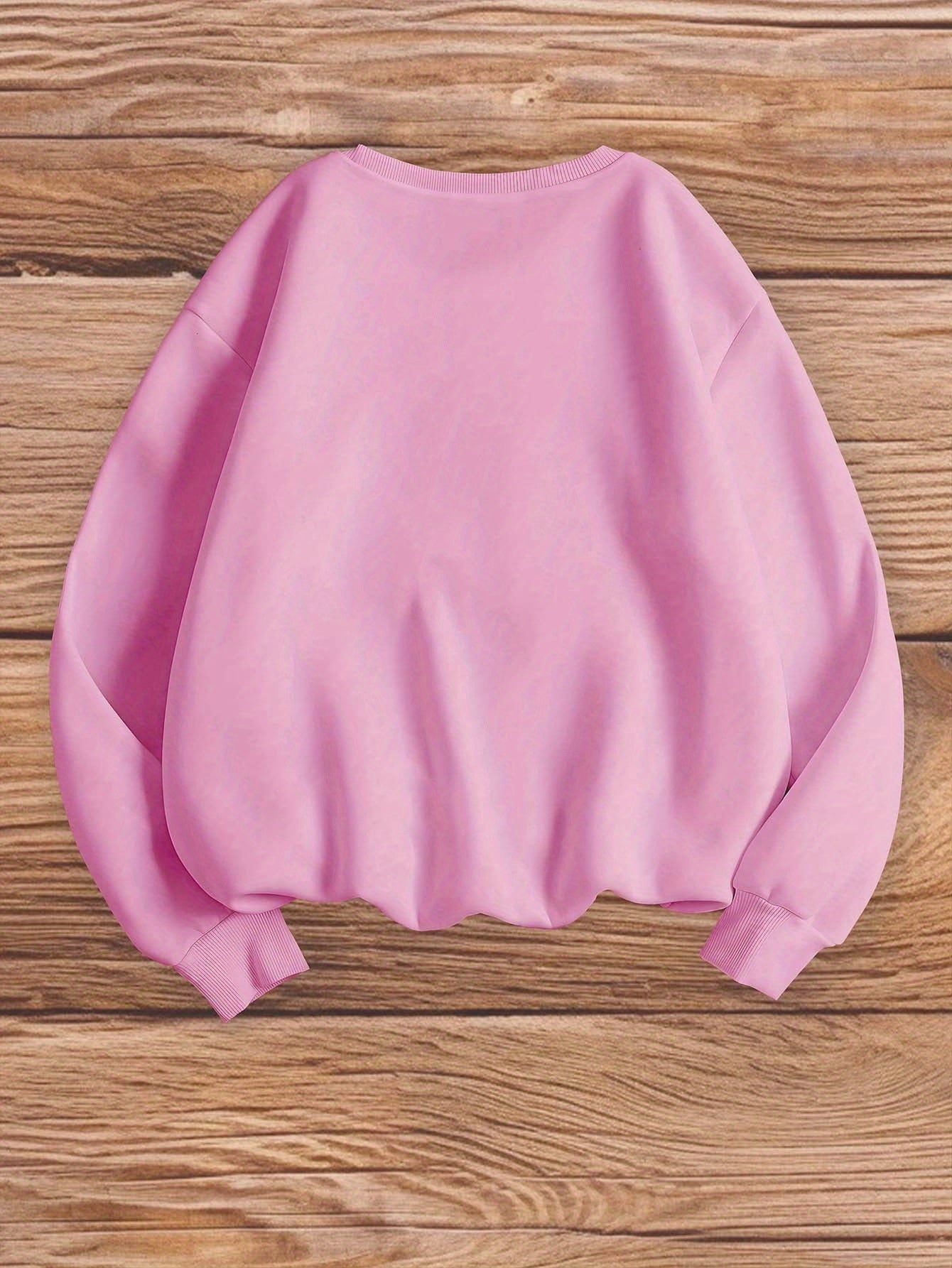 teediy Embroidered floral design women's sweatshirts