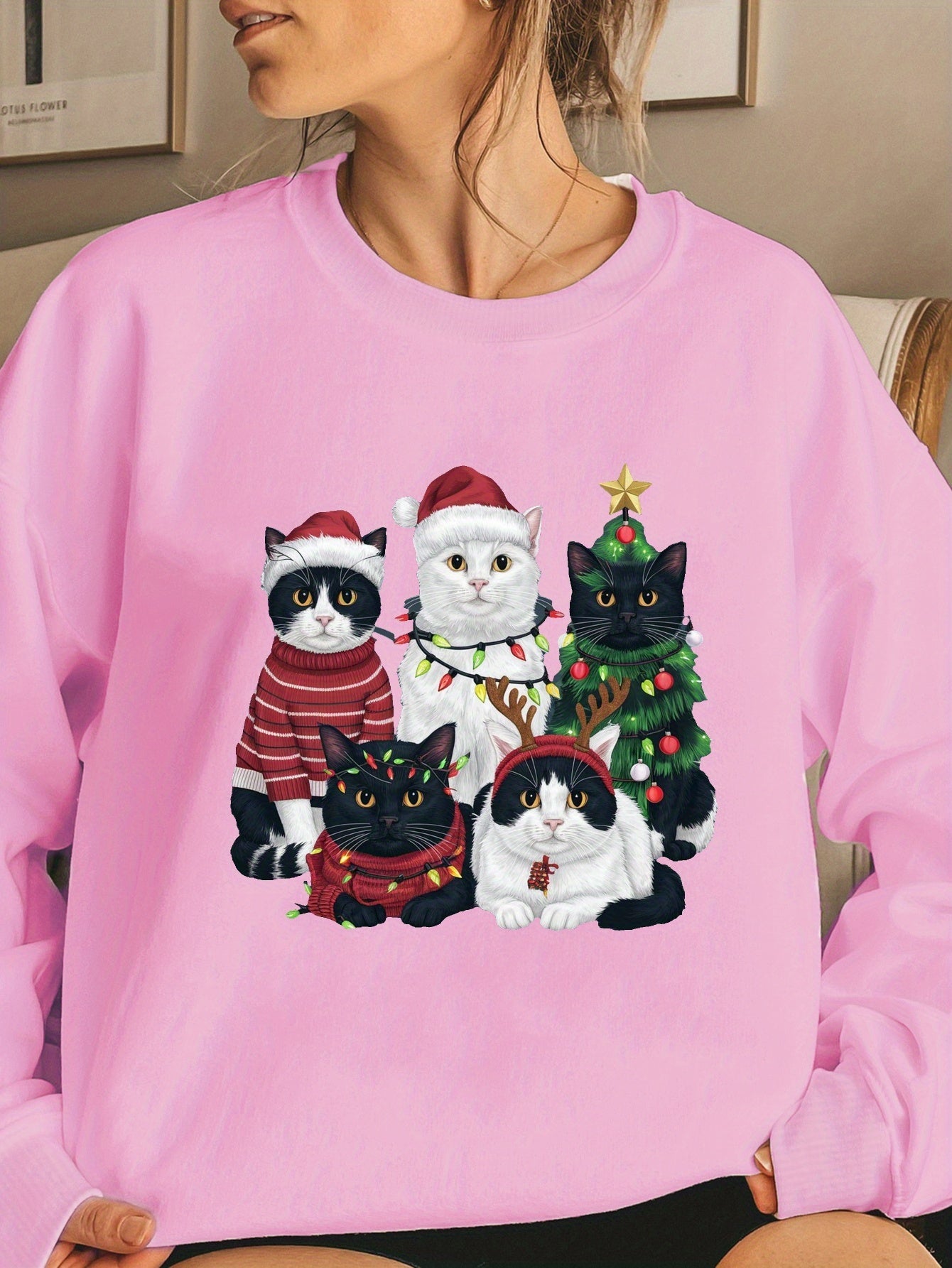 cats Christmas Women's sweatshirt