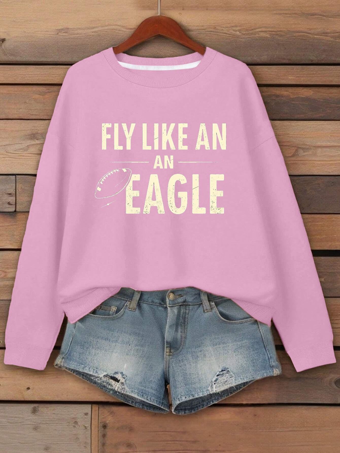 FLY LIKE AN EAGLE women's sweatshirts