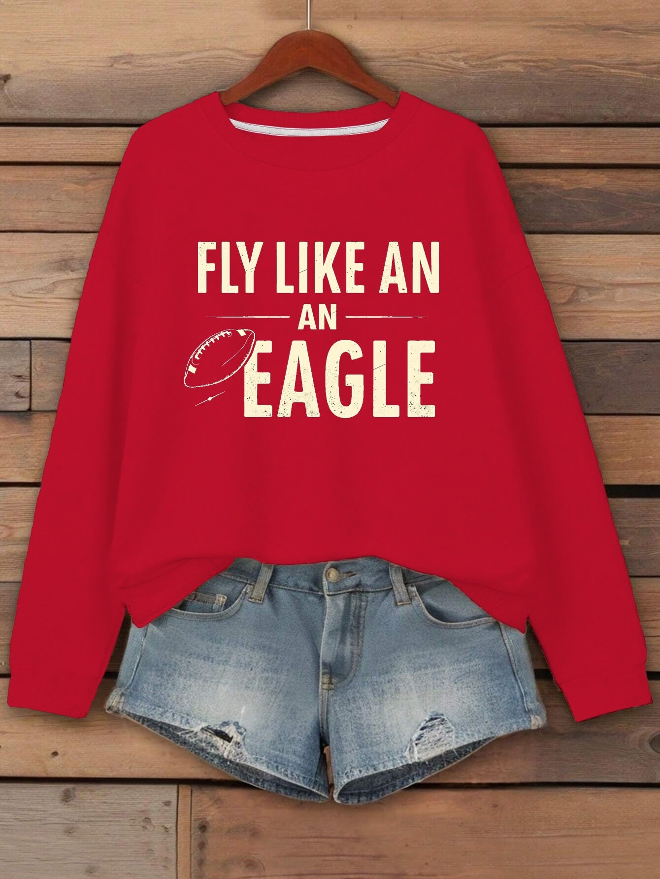 FLY LIKE AN EAGLE women's sweatshirts