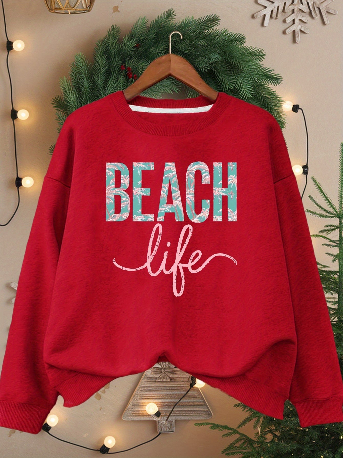BEACH LIFE women's plus size sweatshirt