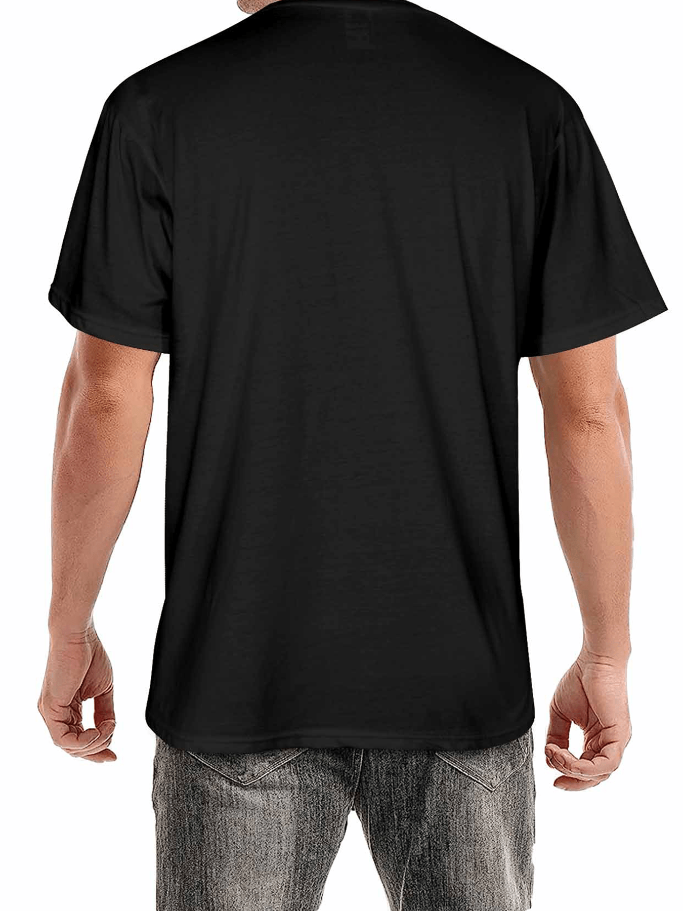 Men Whitetail Deer Hunting American Flag Buck Skull T-Shirt