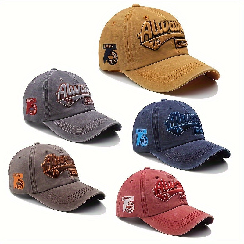 European And American Embroidered Baseball Cap, 3D Embroidered Baseball Cap, Korean Duckbill Cap, Sun Visor, Couple Style