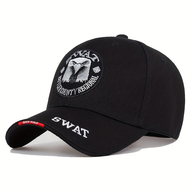 1pc Men's Eagle Embroidered Baseball Cap,