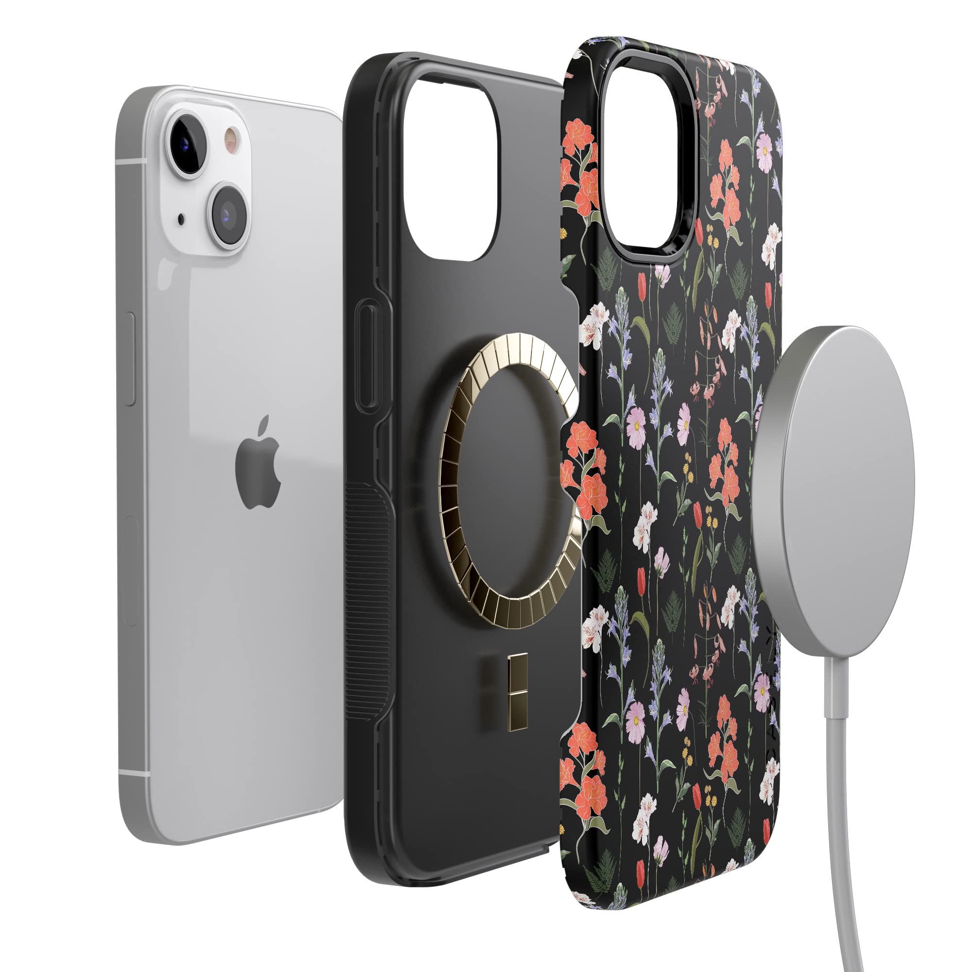 Casely iPhone Case | Secret Garden | Mixed Floral | Classic Ultra-Slim Design