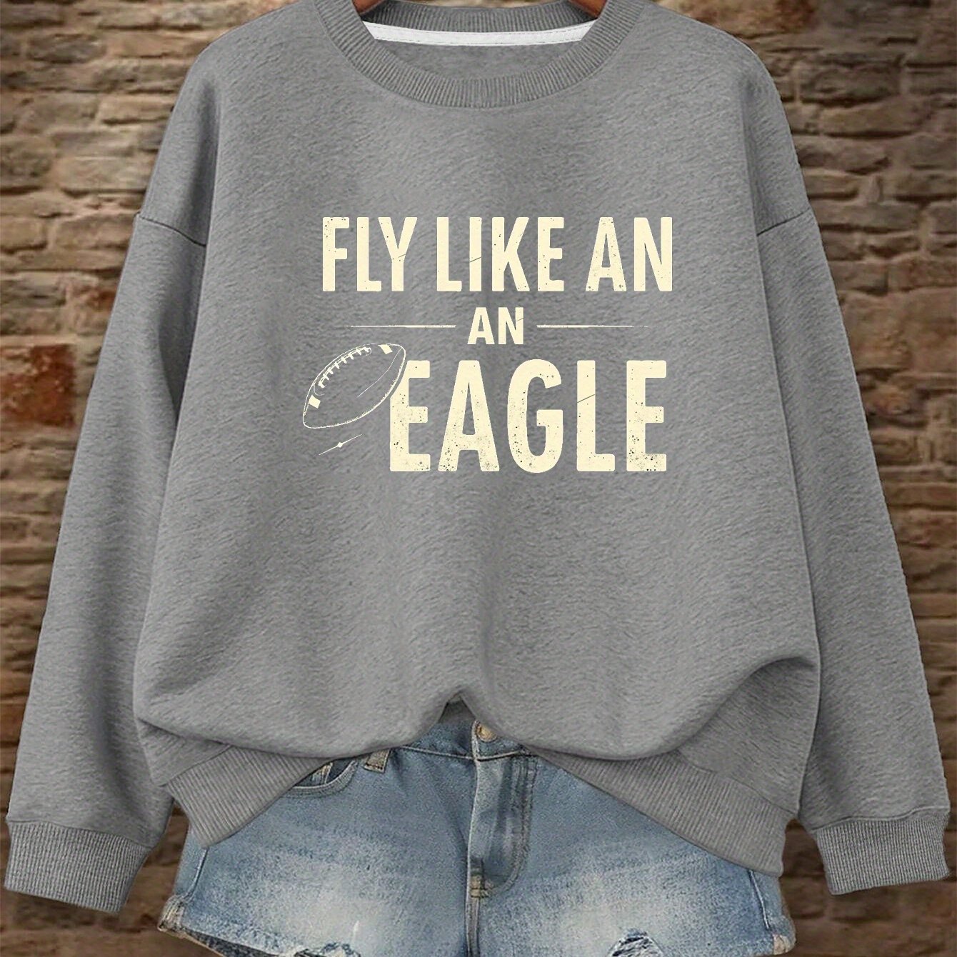FLY LIKE AN EAGLE women's sweatshirts