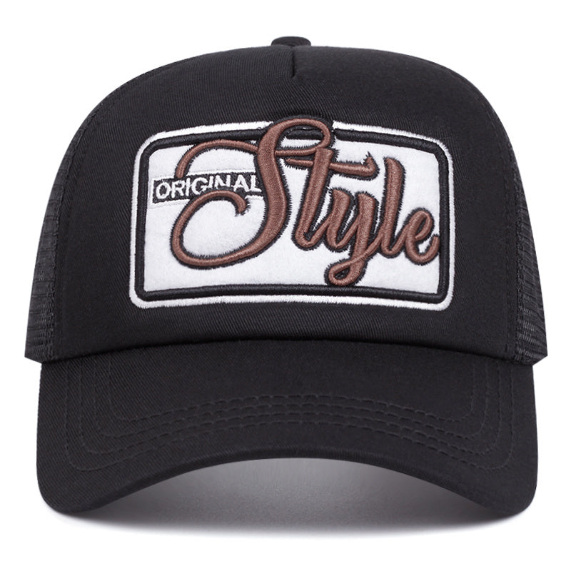 1pc Men'S Embroidered Polyester Baseball Cap, Argyle Pattern, Lightweight, Breathable Mesh, Fitted with Buckle Closure, Hand Washable, for New Year, Hiking, Party, Gift - Holiday Theme