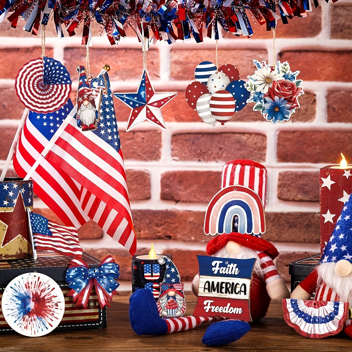 Independence Day Party Must-Haves 24 New Wooden Decorations to Create Your Independence Day Decorating Extravaganza