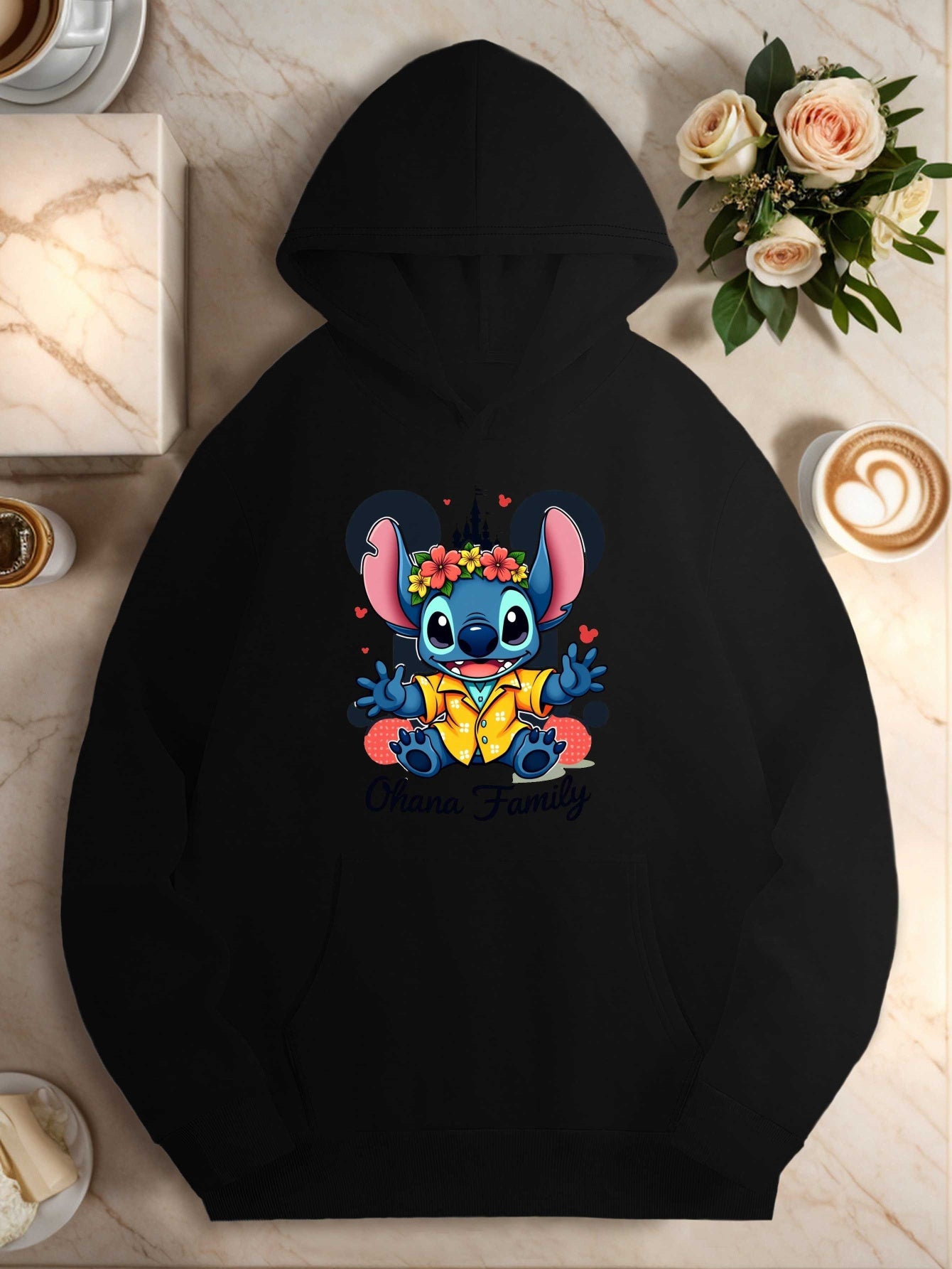 Teediy Castle Stitch Tropical Vintage Disney Design Teediy Women'S Hoodies