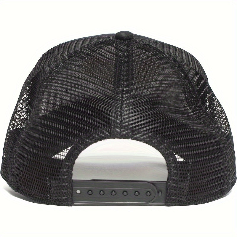 Fish Star Patch Cloth Embroidered Baseball Cap Men'S And Women'S Outdoor Sports Event Cap American Truck Driver Cap Casual