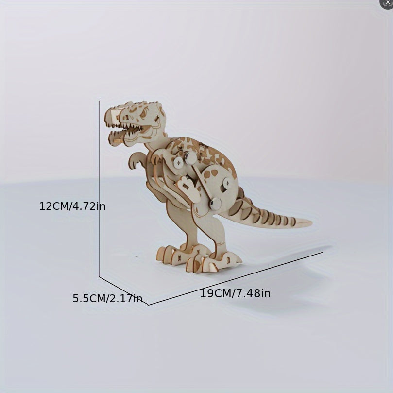 Walking Animals 3D DIY Puzzles Desktop Decorations 3D Wooden Animal Puzzles Wood Splicing Without Glue Home Decorations Christmas Halloween Gifts