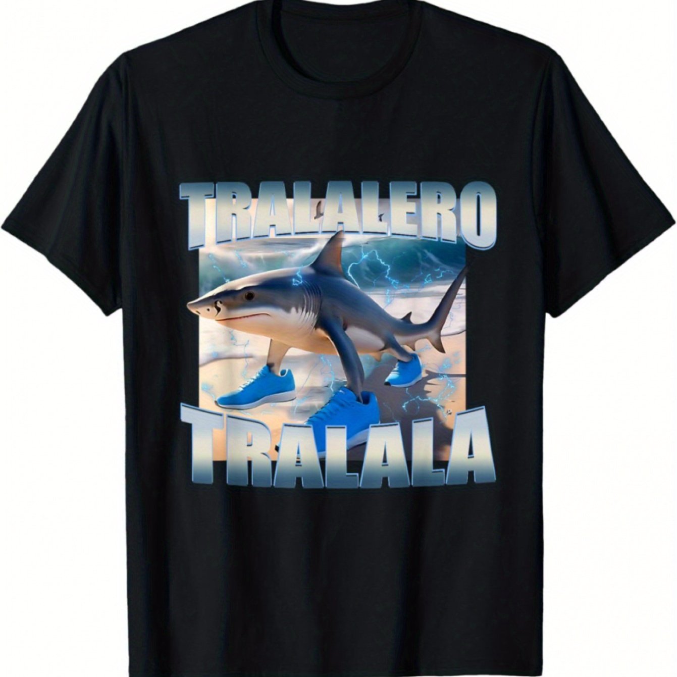 Tralalero Tralala Bootleg Brainrot Italian Brainrot Meme T-Shirt