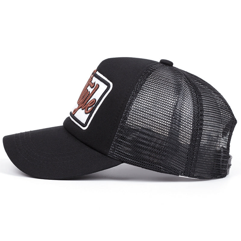 1pc Men'S Embroidered Polyester Baseball Cap, Argyle Pattern, Lightweight, Breathable Mesh, Fitted with Buckle Closure, Hand Washable, for New Year, Hiking, Party, Gift - Holiday Theme