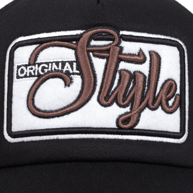 1pc Men'S Embroidered Polyester Baseball Cap, Argyle Pattern, Lightweight, Breathable Mesh, Fitted with Buckle Closure, Hand Washable, for New Year, Hiking, Party, Gift - Holiday Theme