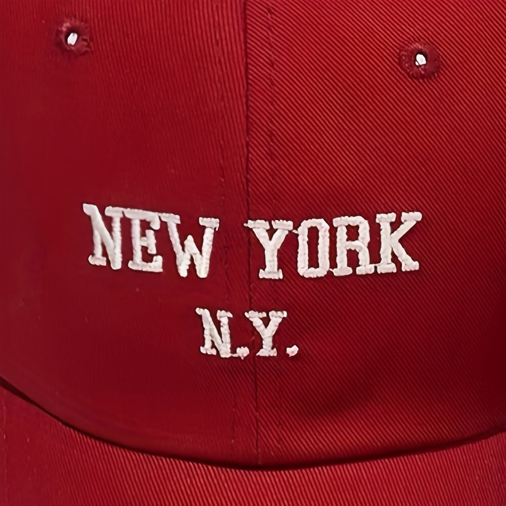 2pcs Fashionable Letter Embroidered Baseball Caps For Men and Women, Spring and Summer Outdoor Sun Protection Hats