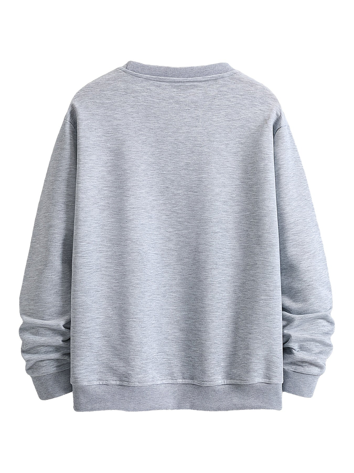Spring And Autumn, Men'S Fashion Crew Neck Sweater, Squirrel Japanese Printing Pattern, Outdoor Wear Inside And Outside With The Same Crew Neck Sweater For Men And Women