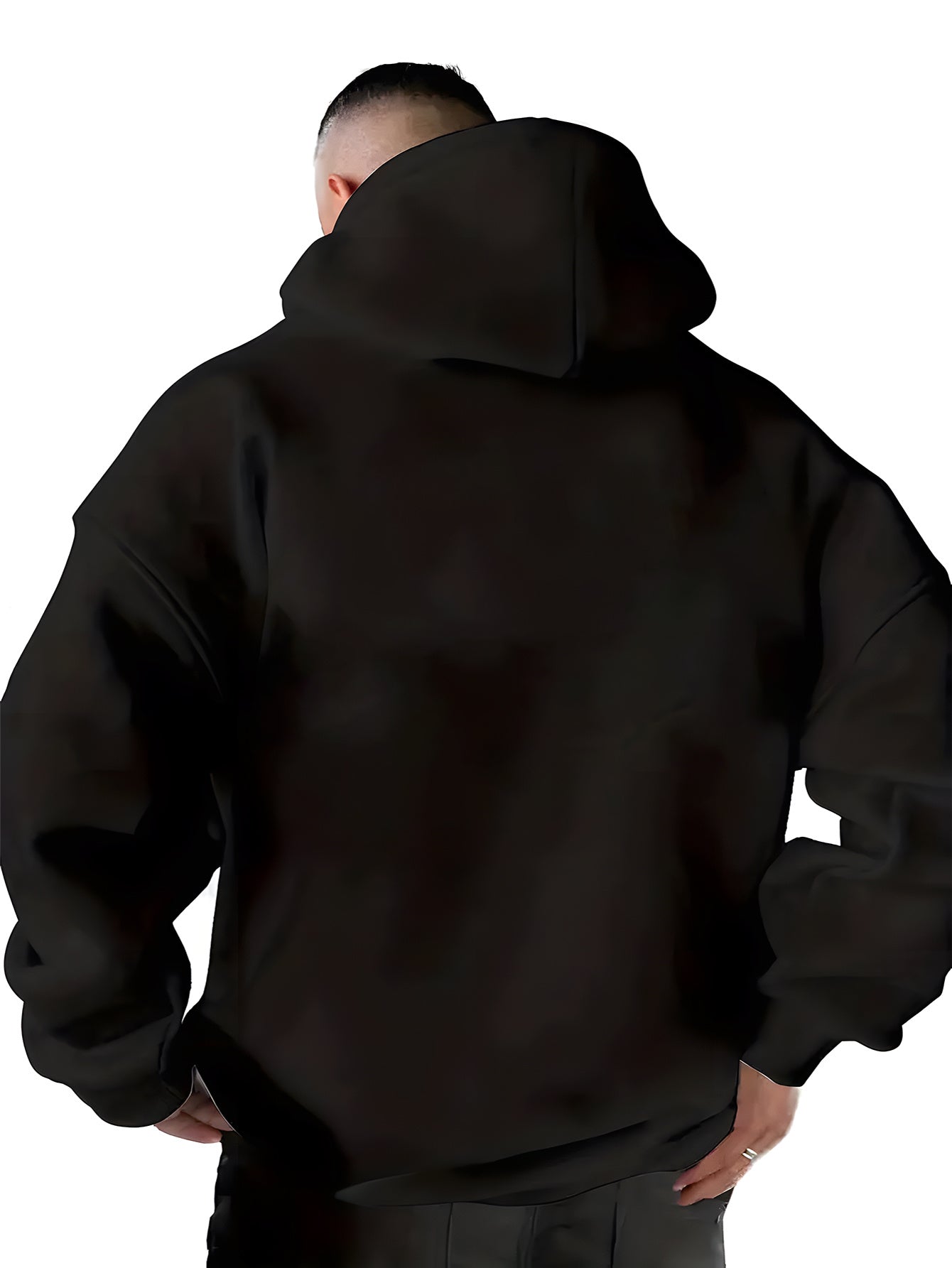 FREEDOM Printed Hooded Sweatshirt with Kangaroo Pocket And Plush Casual Long Sleeved Hooded Sweatshirt, Suitable for Outdoor Use