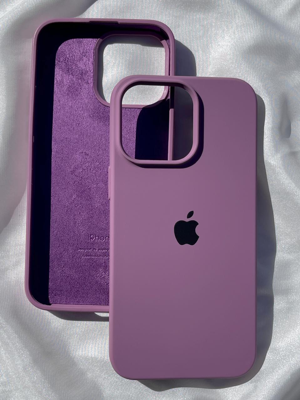 Luxury Original Silicone Apple Plum for Phone case 16 14 15 13 12 Pro Max Official Cases Full Cover