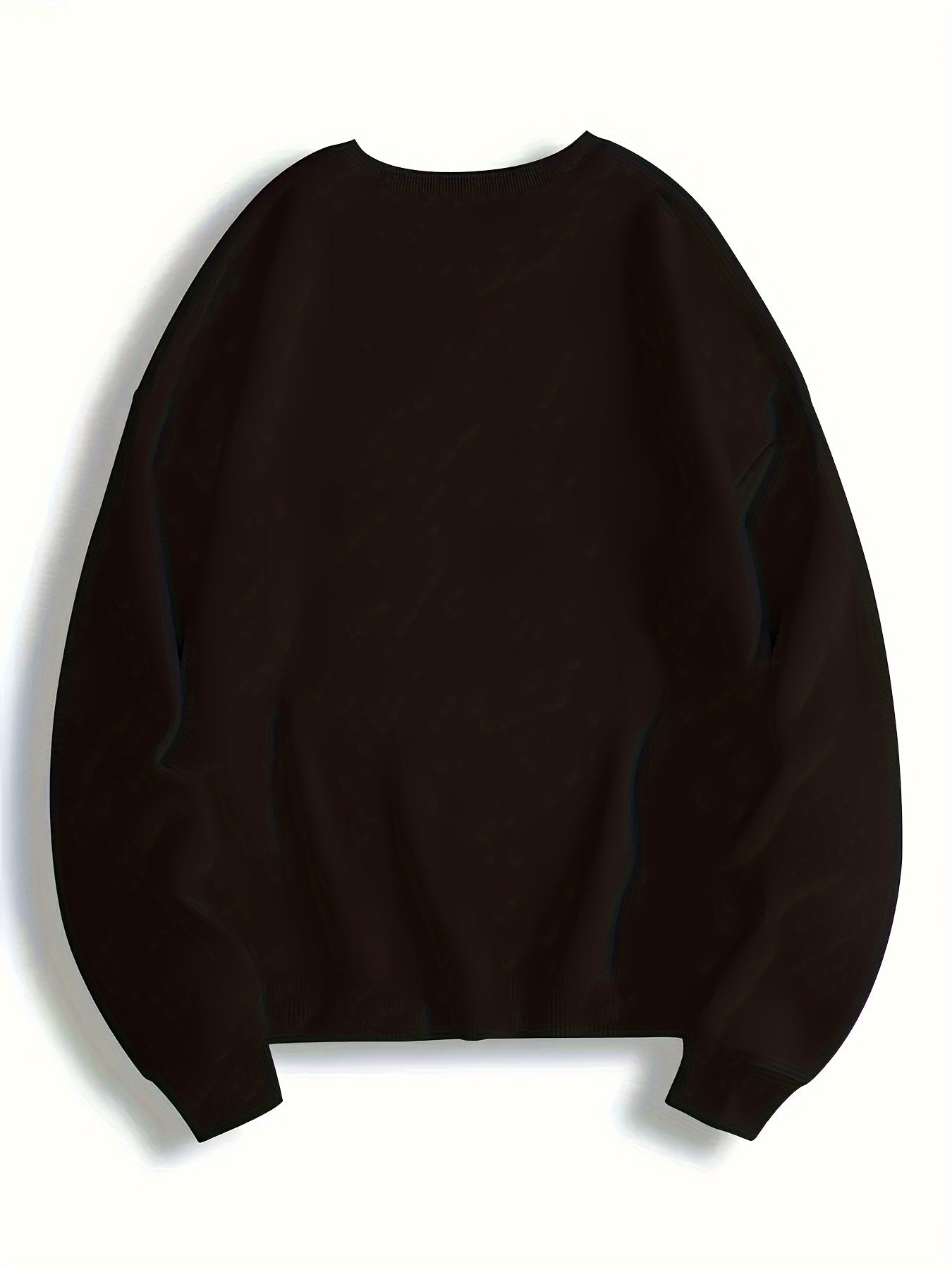 Letter Print Sweatshirt, Crew Neck Casual Sweatshirt for Women's Clothing
