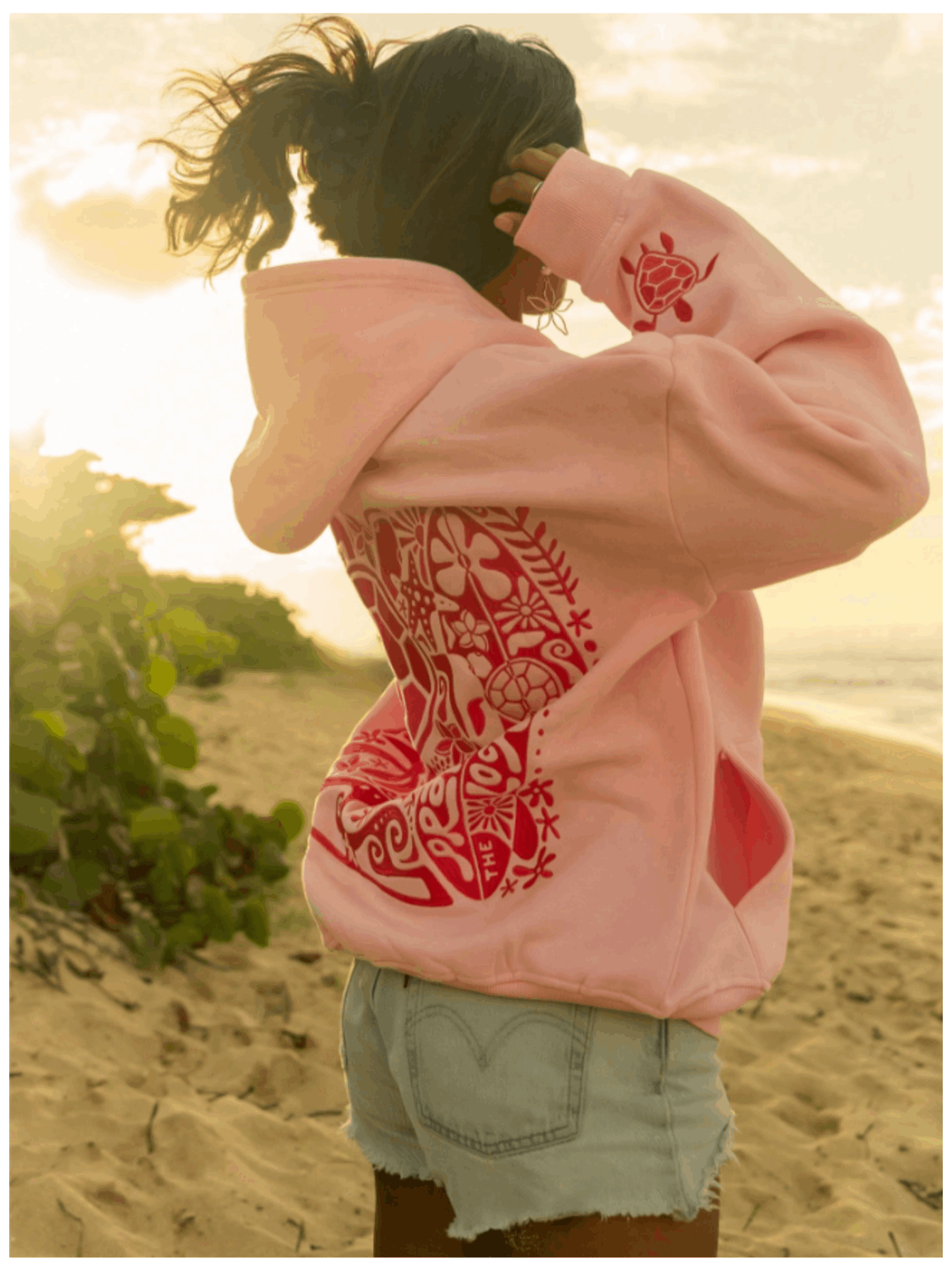 Y2k Hooded Sweatshirt For Women Men Turtle Embroidered Long Sleeve Kangaroo Pocket Oversized Sweatshirt Drop Shoulder Graphic Hoodies For Teen Girls Casual Loose Pullover Tops Streetwear Preppy Aesthetic Clothes For Fall Spri