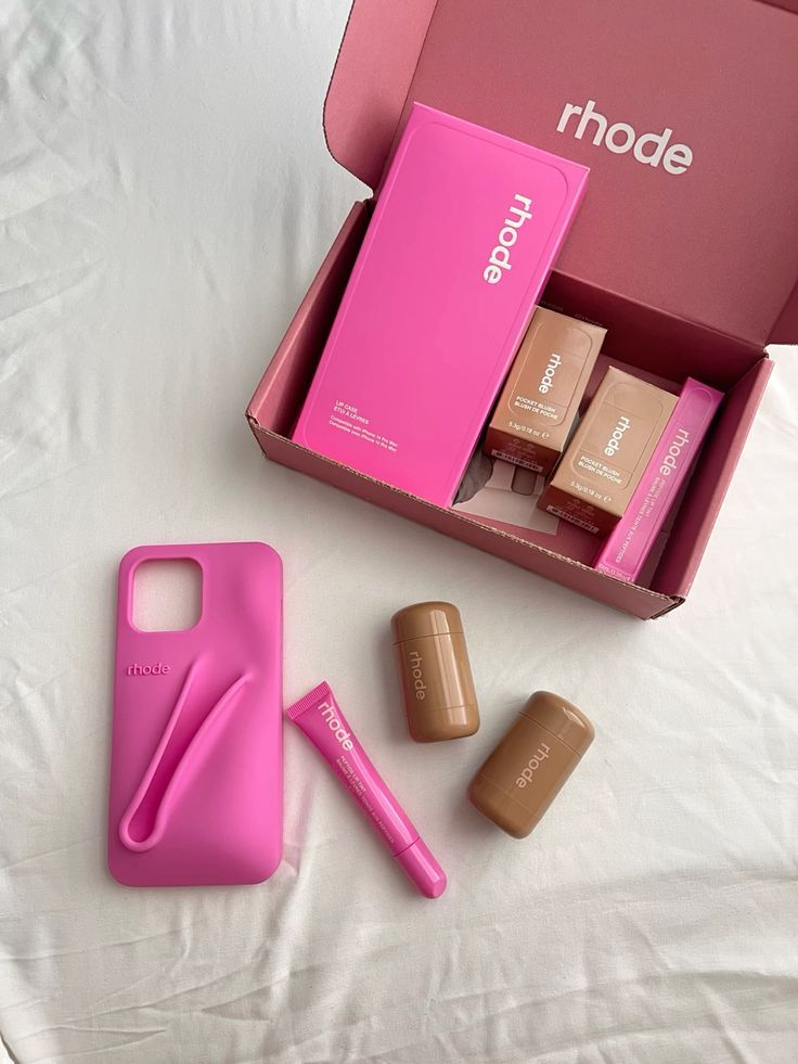DIY Rhode Short Cake Soft Silicone Lipstick Phone Case For iPhone 16 15 14 13 12 11 Pro Max Plus Portable Lip Gloss Holder Ins Hot Cover