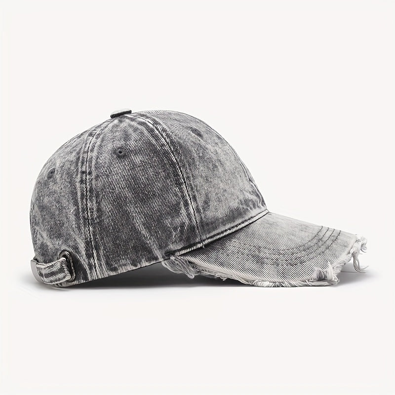 Embroidered Washed Distressed Hip Hop Street Baseball Cap High-end Graffiti Cap - Unisex Adjustable Trucker Hat | Perfect Gift