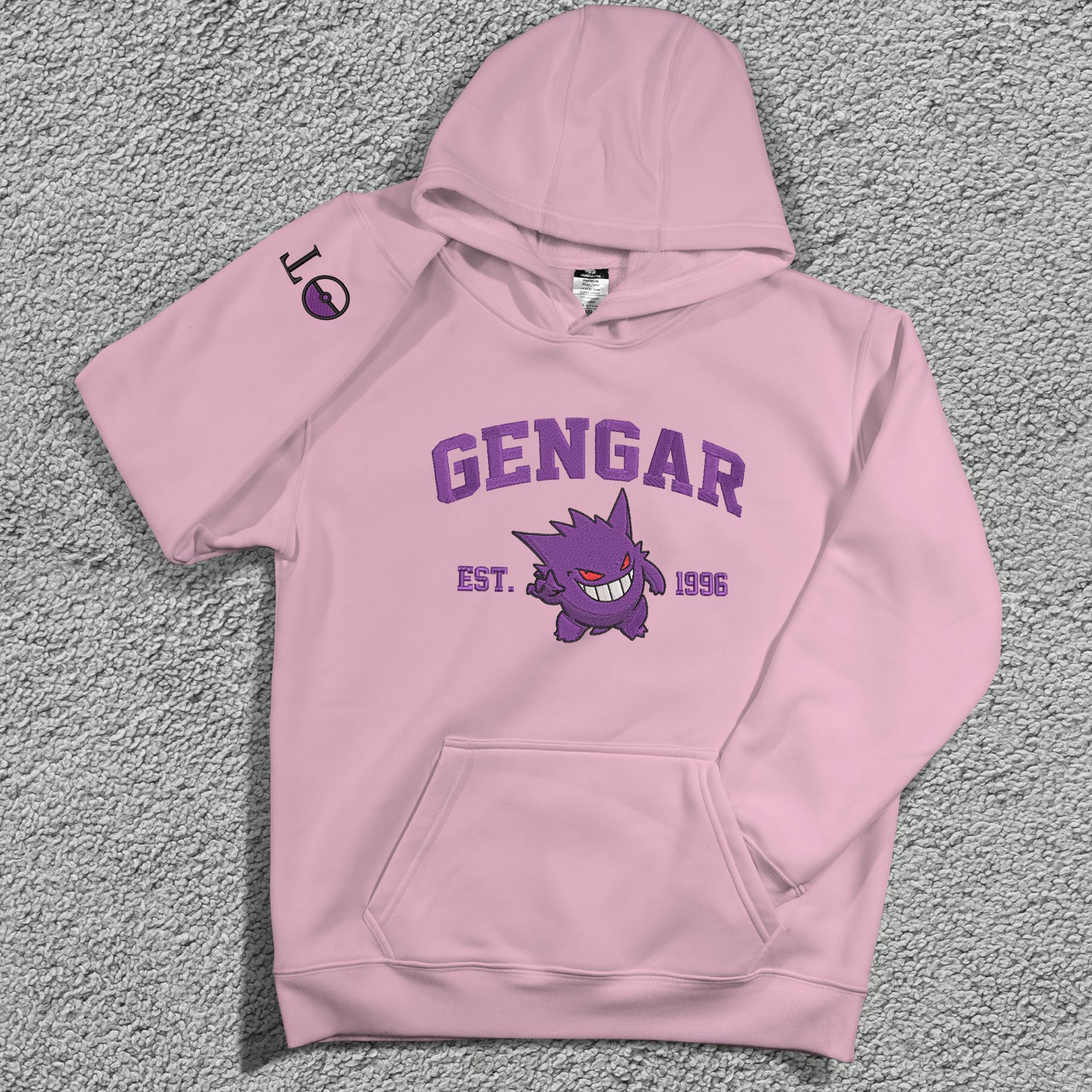 Personalized Ghost Embroidered Sweatshirt Custom Ghost Hoodie Crewneck Sweatshirt Custom Name Shirt Gifts