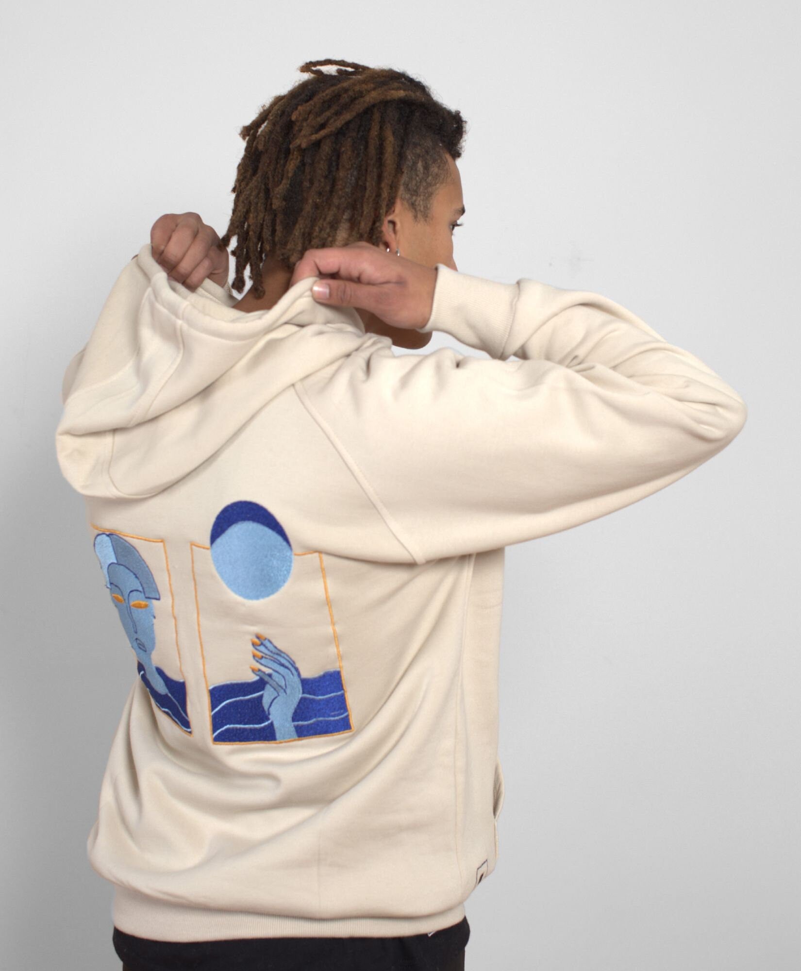 100% Cotton Unisex Embroidered Hoodie