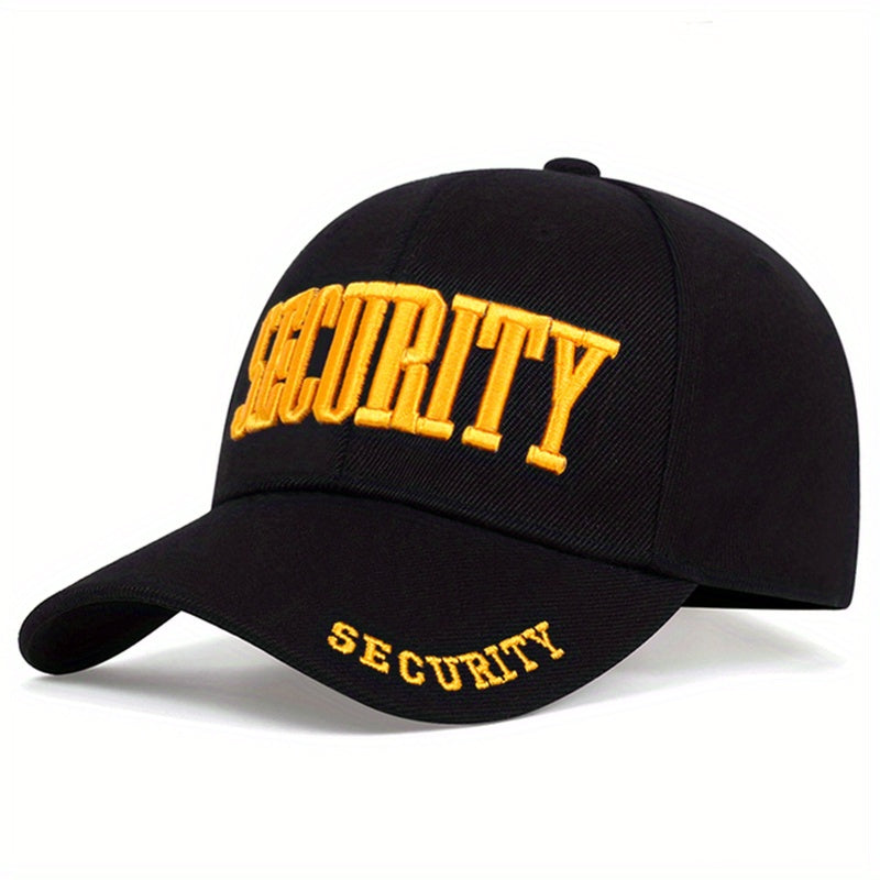 Sun Protection Curved Brim Baseball Cap - Letter Embroidered Hip Hop Sports Hat for Outdoor