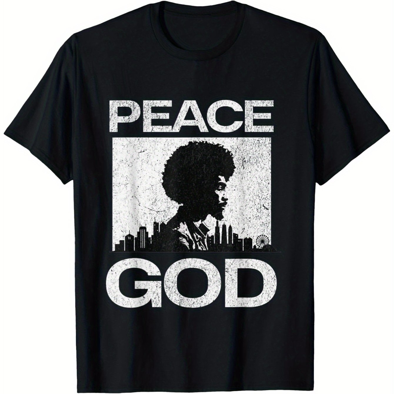 Peace God - 5 Percent Allah 7 Gods Earths Moorish T-ShirtS-XXXL, 180g, Earth Shirt, 100%Cotton