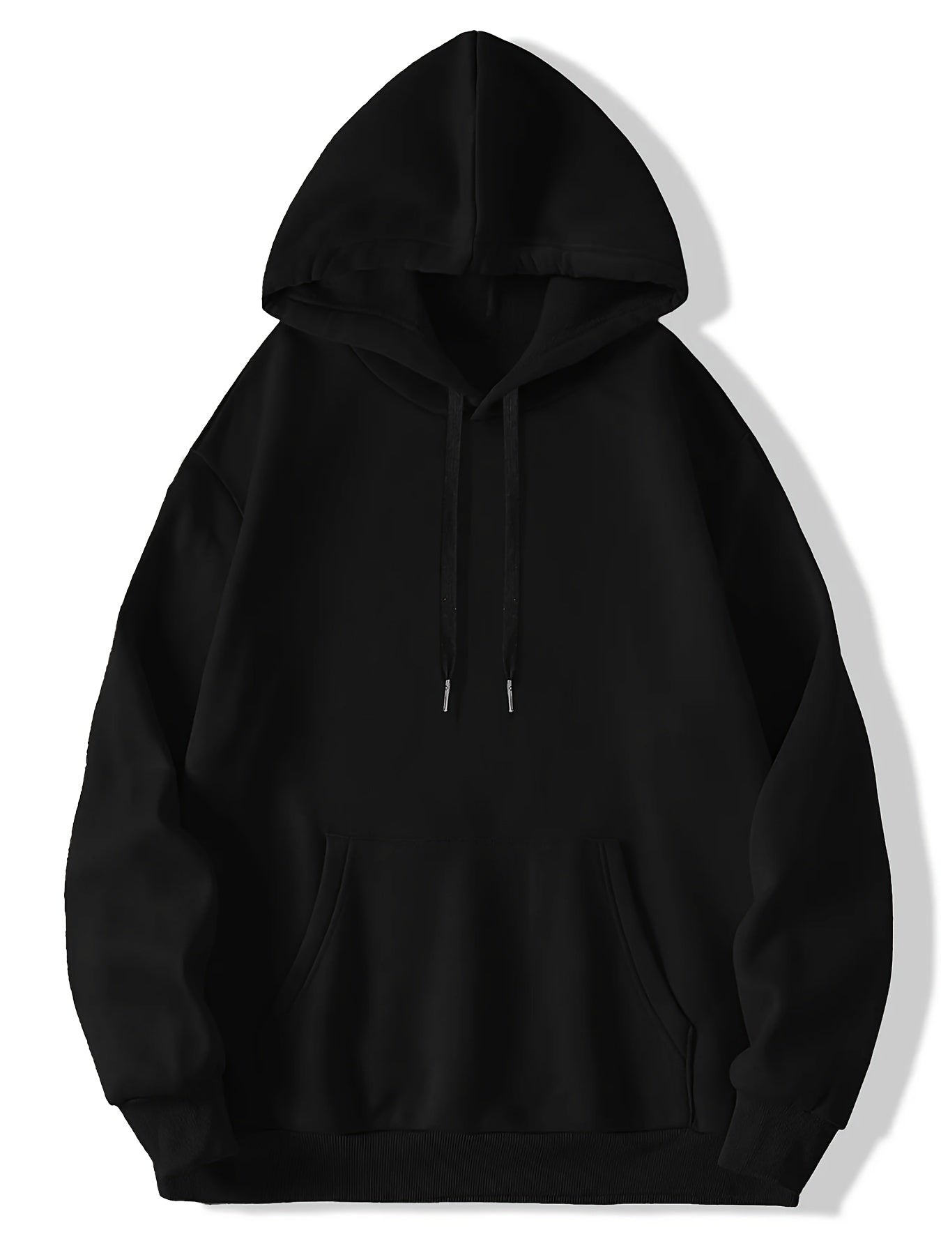cowboy Loose-fitting men's letter and character print hoodie with drooping shoulders and adjustable drawstrings