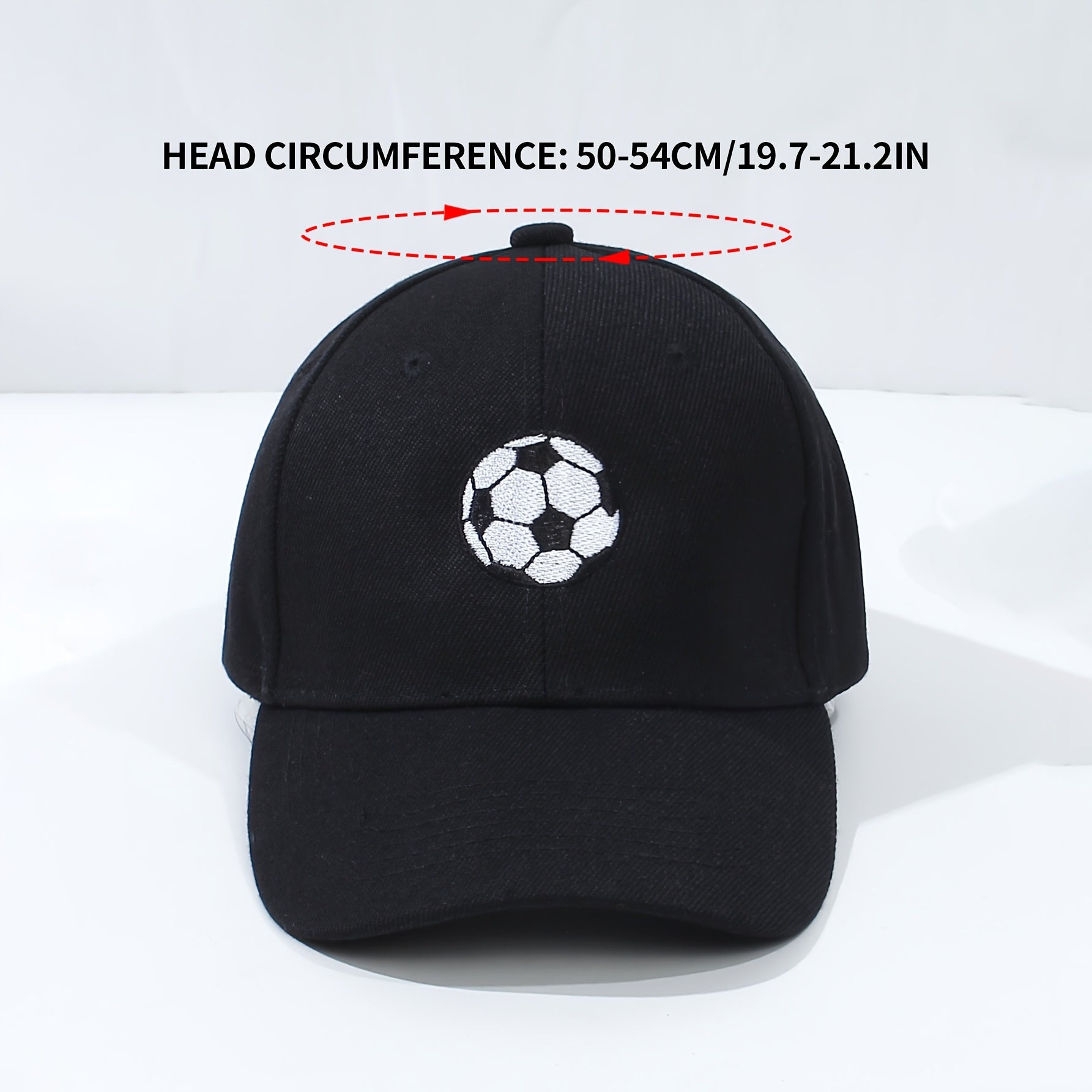 Youngsters's Football Embroidered Baseball Cap Suitable for Outdoor Sports 3-6 Years Old