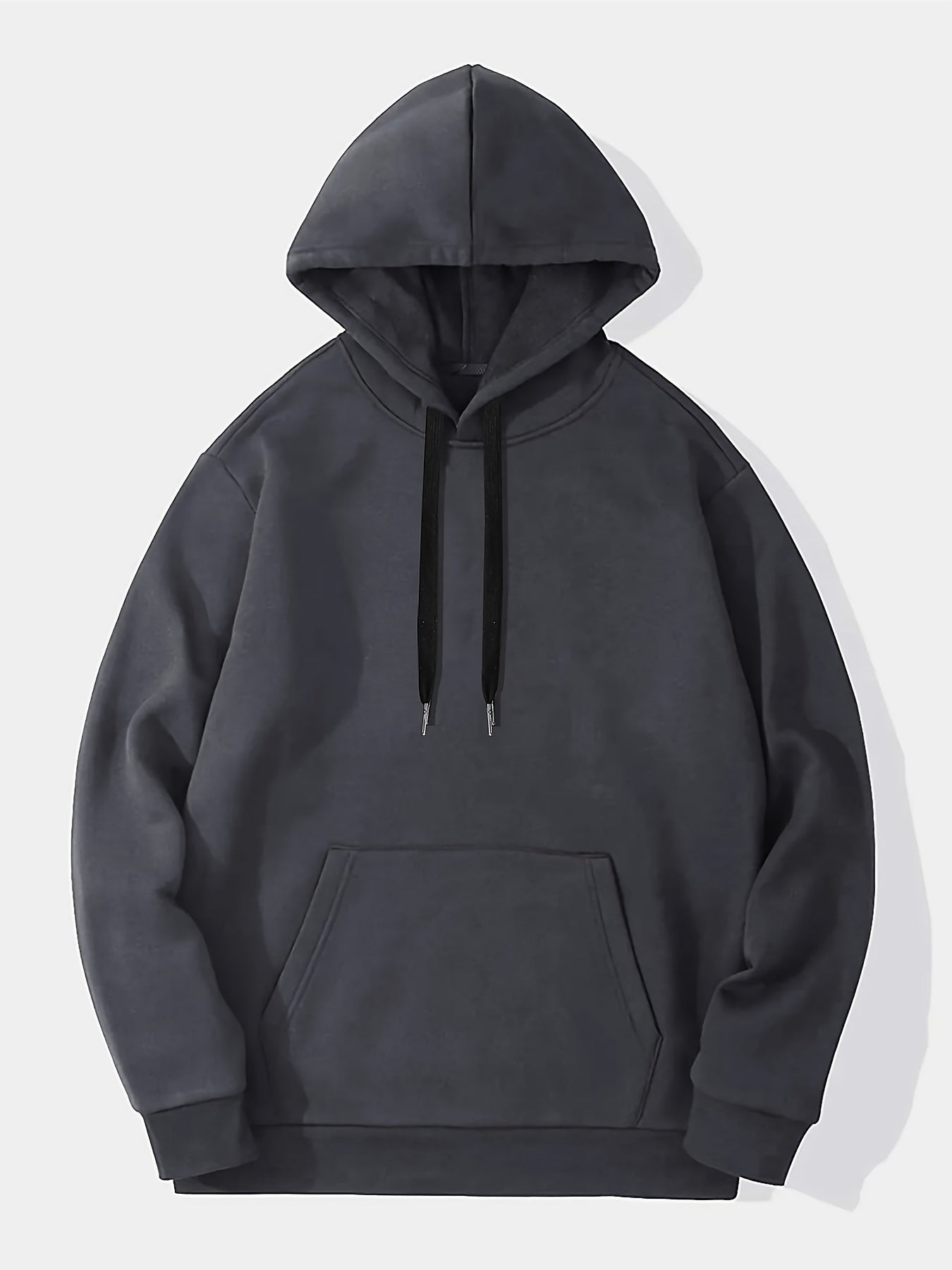 cowboy Loose-fitting men's letter and character print hoodie with drooping shoulders and adjustable drawstrings