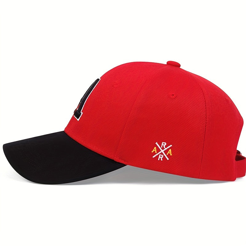 Letter A Embroidery Baseball Cap Hip Hop Simple Unisex Dad Hats Adjustable Sun Hats For Women & Men