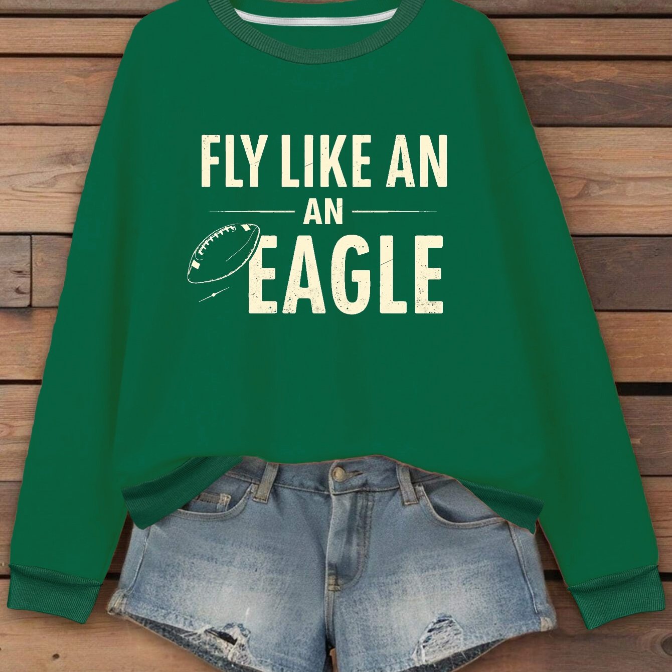 FLY LIKE AN EAGLE women's sweatshirts