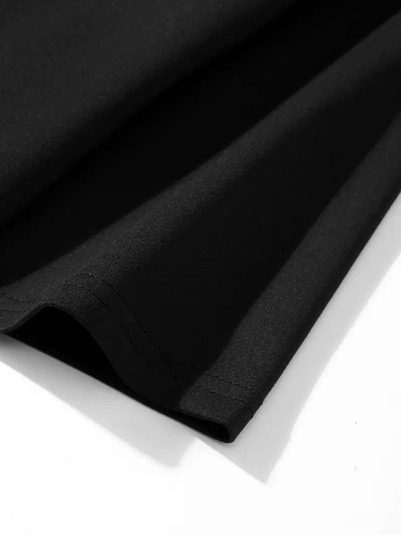 Men's Black Short-Sleeve T-Shirt with