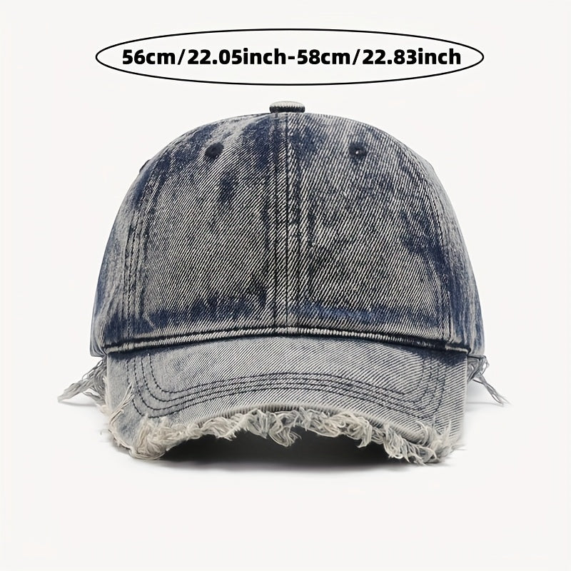 Embroidered Washed Distressed Hip Hop Street Baseball Cap High-end Graffiti Cap - Unisex Adjustable Trucker Hat | Perfect Gift