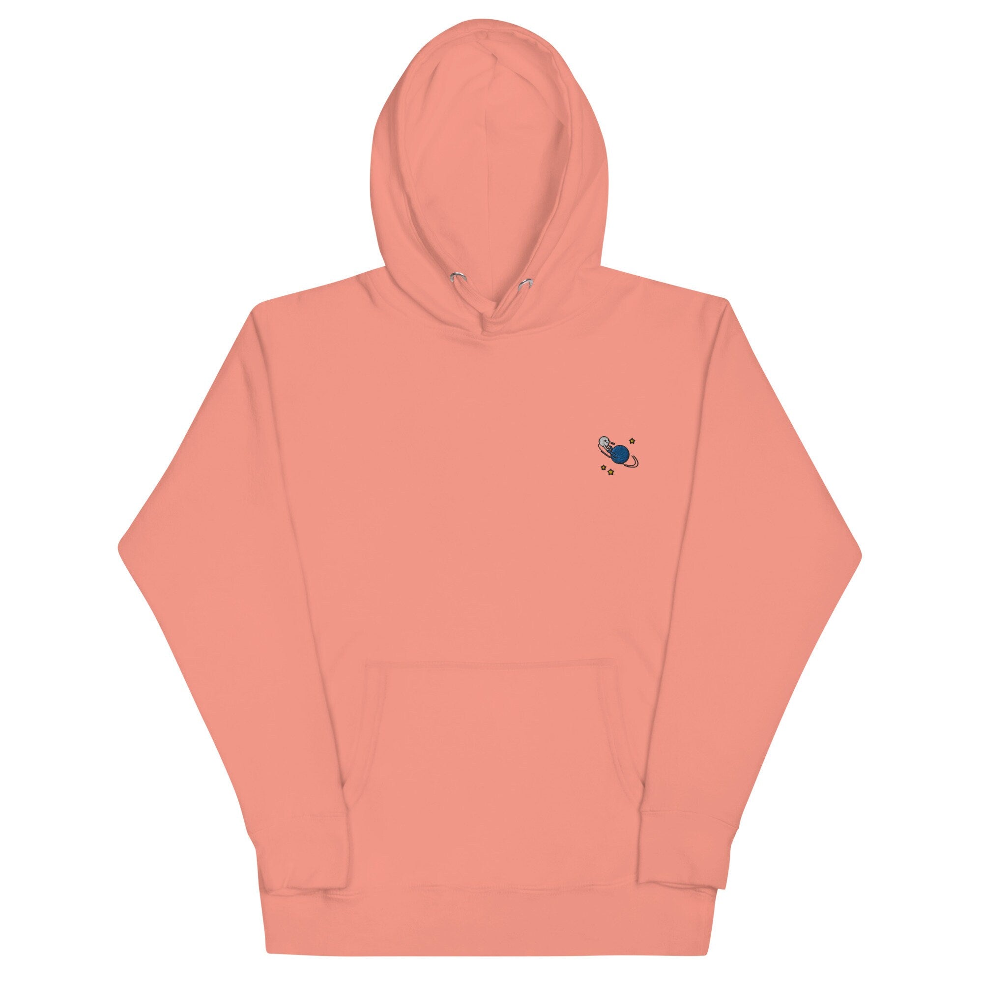 Orbit Unisex Hoodie, Handmade Embroidered Hoodie, Premium Hooded Sweater, Hoodie Embroidery - Multiple Colors