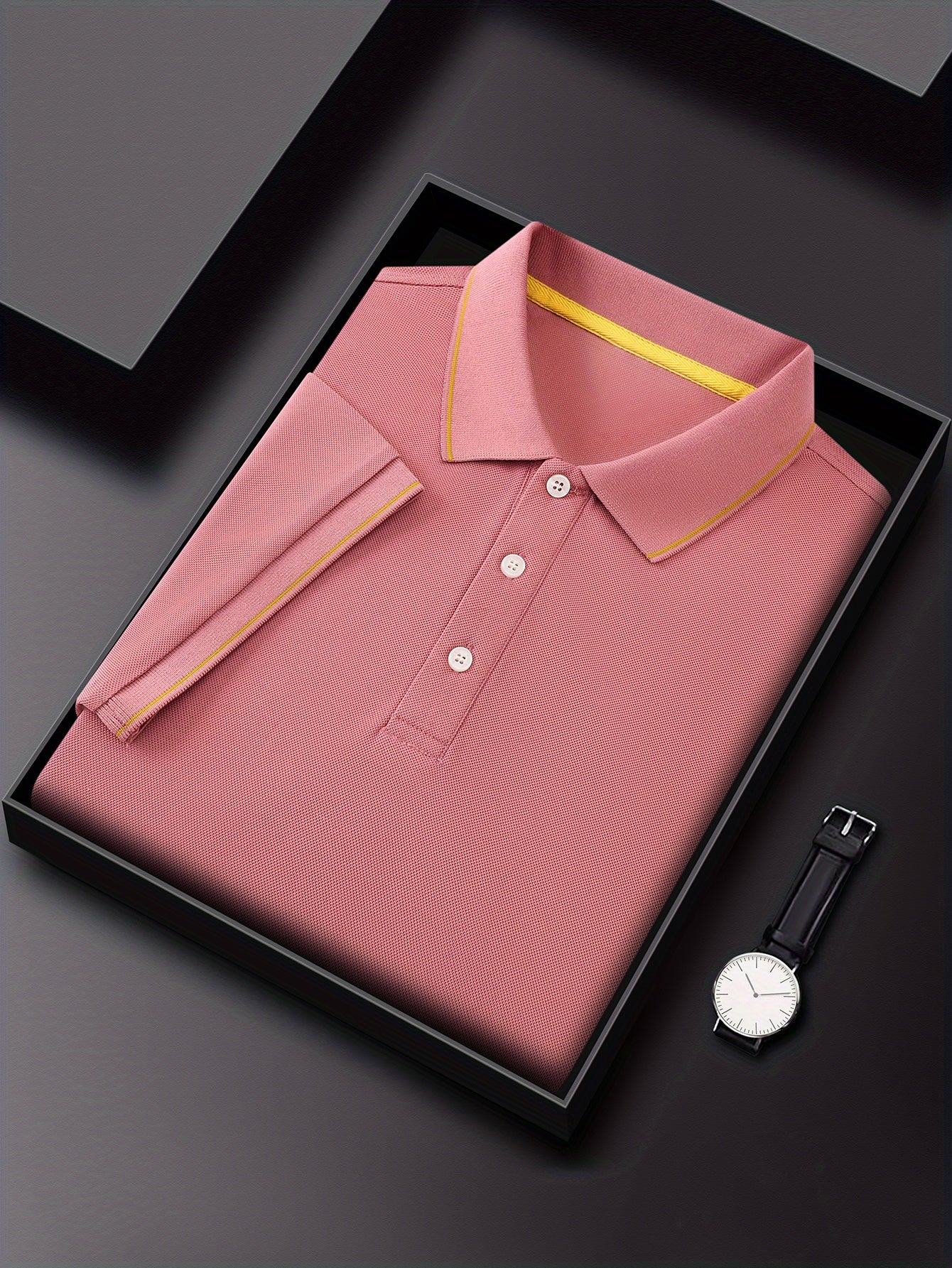 Disney Men'S Classic POLO Shirt, Mickey Batting Baseball Print, Premium Casual Business Casual, Short Sleeve Collar Polo Shirt, Lightweight Polyester, Quick Drying and Breathable Comes in a Display Gift Box Great for Husbands