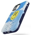 Casely iPhone Case | On Cloud Nine | Glitch Smiley Face | Compatible with MagSafe | Bold Protective Design